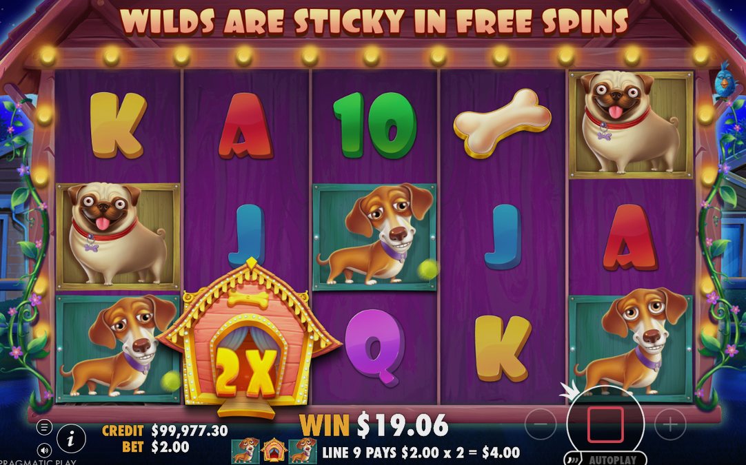 Sticky Wild med fast multiplikator under free spins